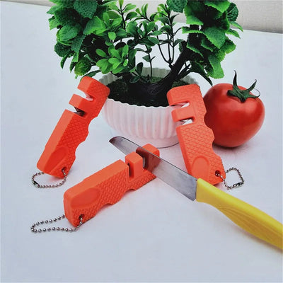 Aiguiseur porte clé avec plant tomate